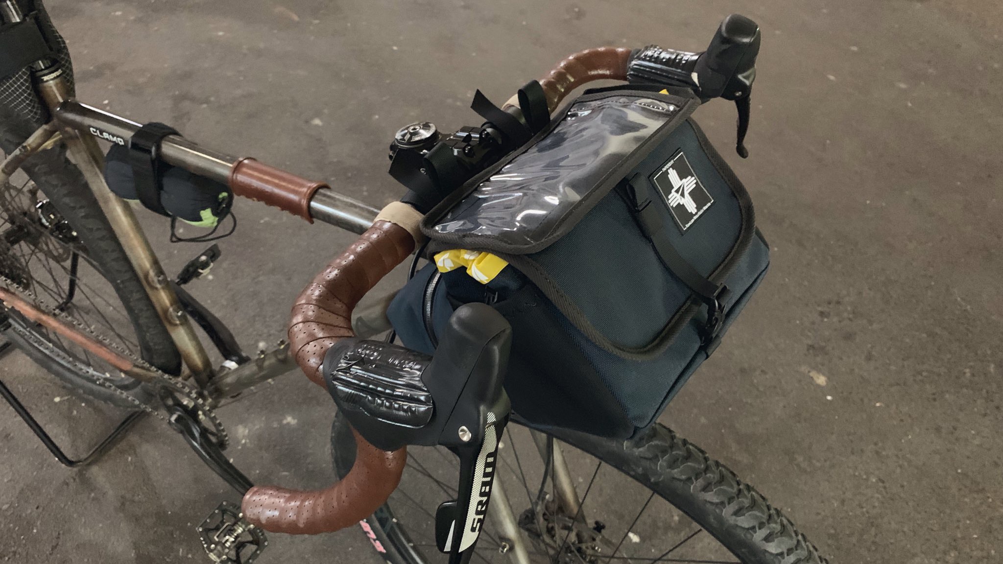 PAPERSKY×RawLow】Bike'n Hike FRONT BAG | CLAMP クランプ